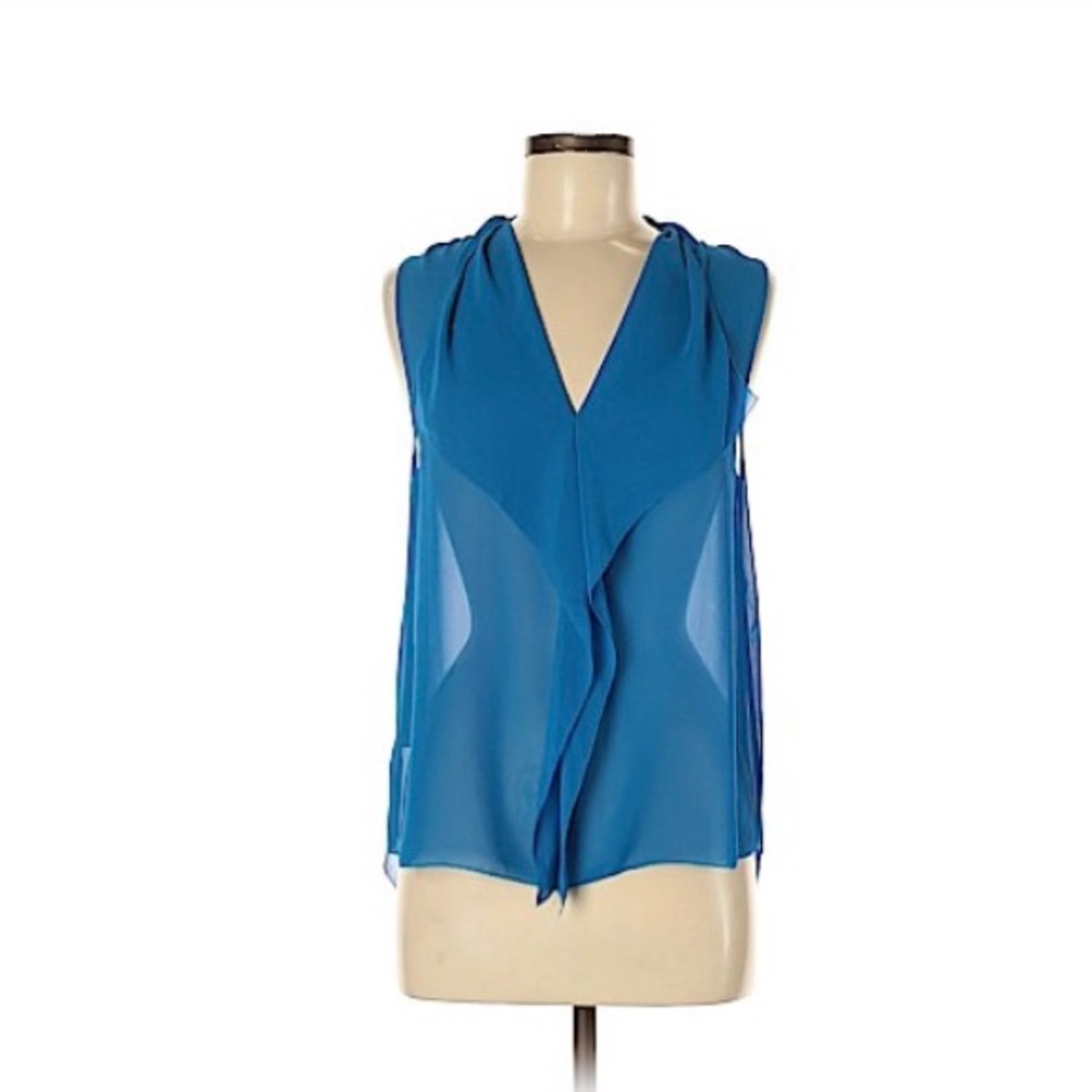Ann Taylor Sheer Sleeveless Top